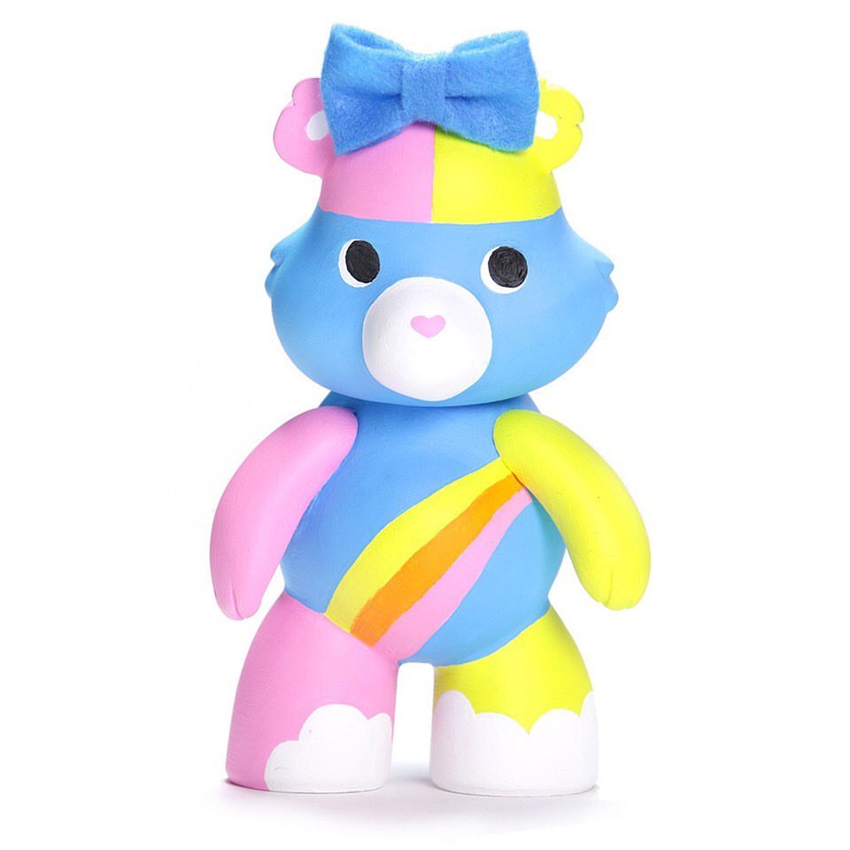 Sia's spreading the love with @carebears! 💫💕 In honor of #DayoftheGirl, bid on this one-of-a-kind bear designed with Sia. ✨ All proceeds benefit @CAREorg to help in the fight for bright & successful futures of girls everywhere! ebay.com/care - Team Sia